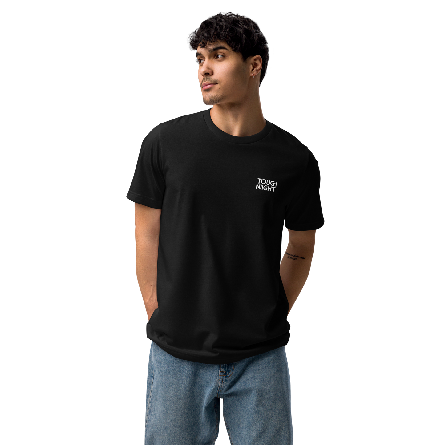 TOUGH NIGHT LOGO - BLACK & NAVY