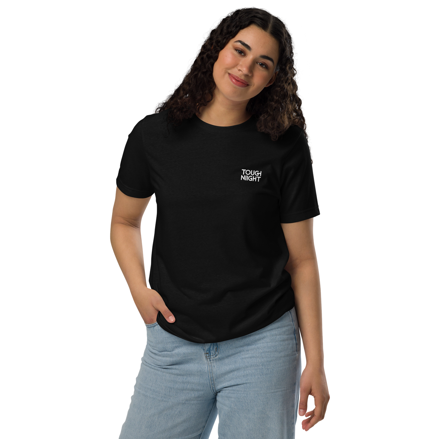 TOUGH NIGHT LOGO - BLACK & NAVY