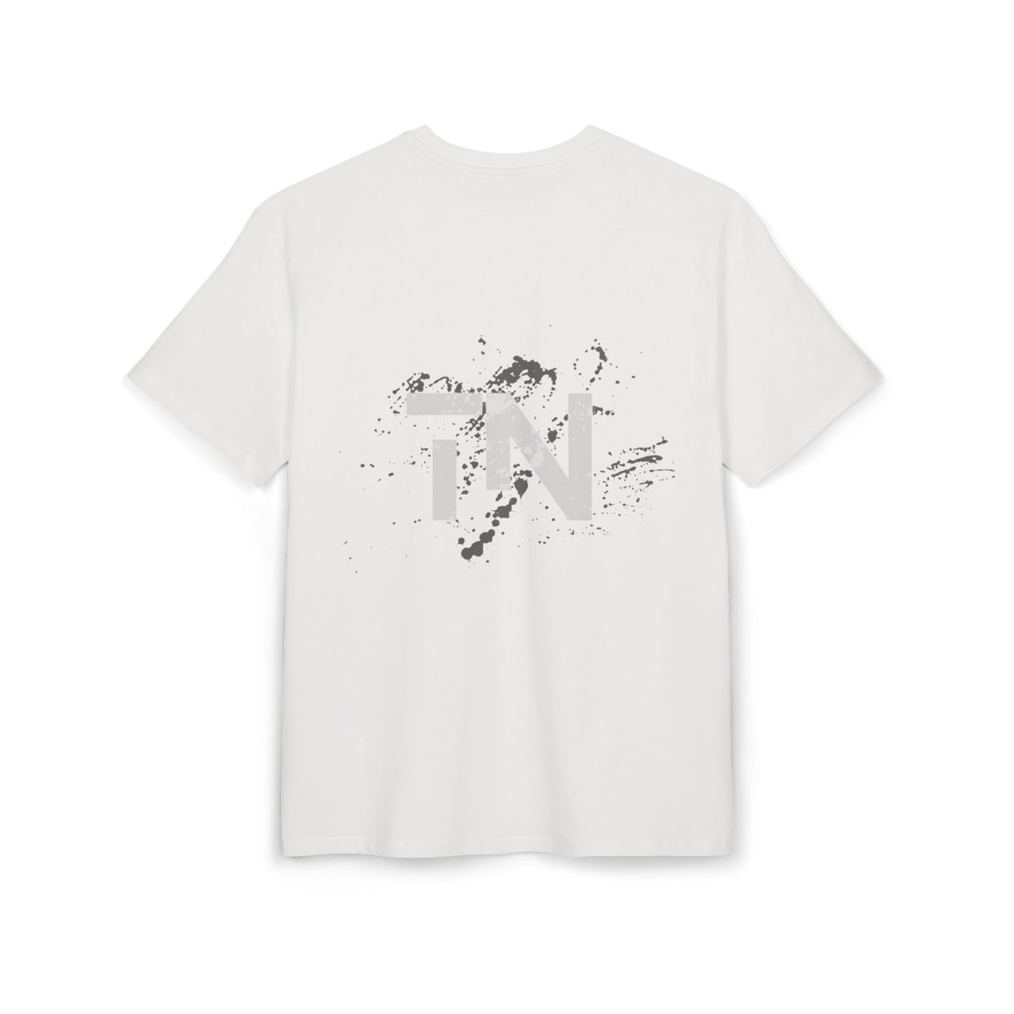 Tough Night Oversized Tee — Minimal Logo Chest & Back