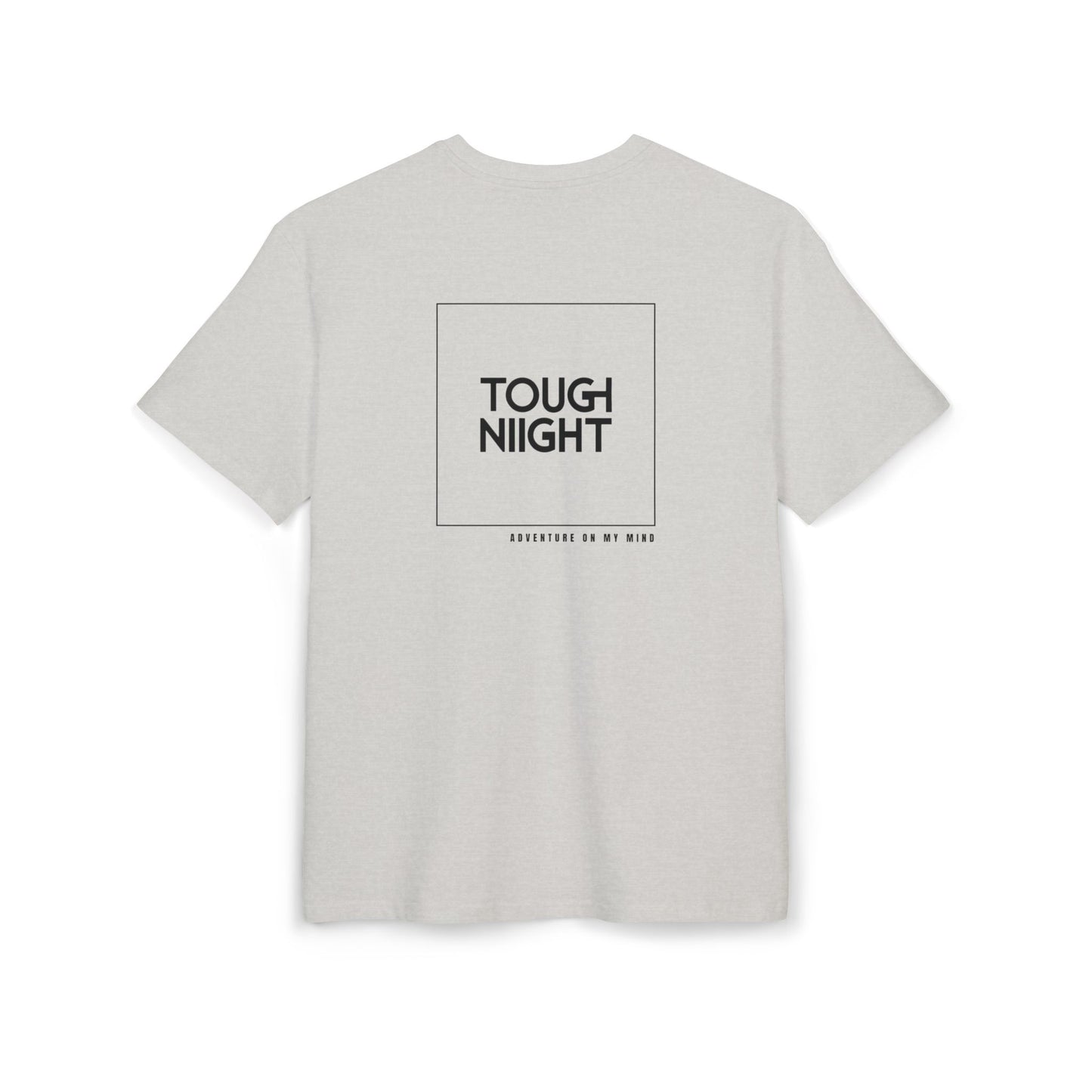 Minimal Logo Oversized Tee — Small Chest 'TN' Graphic