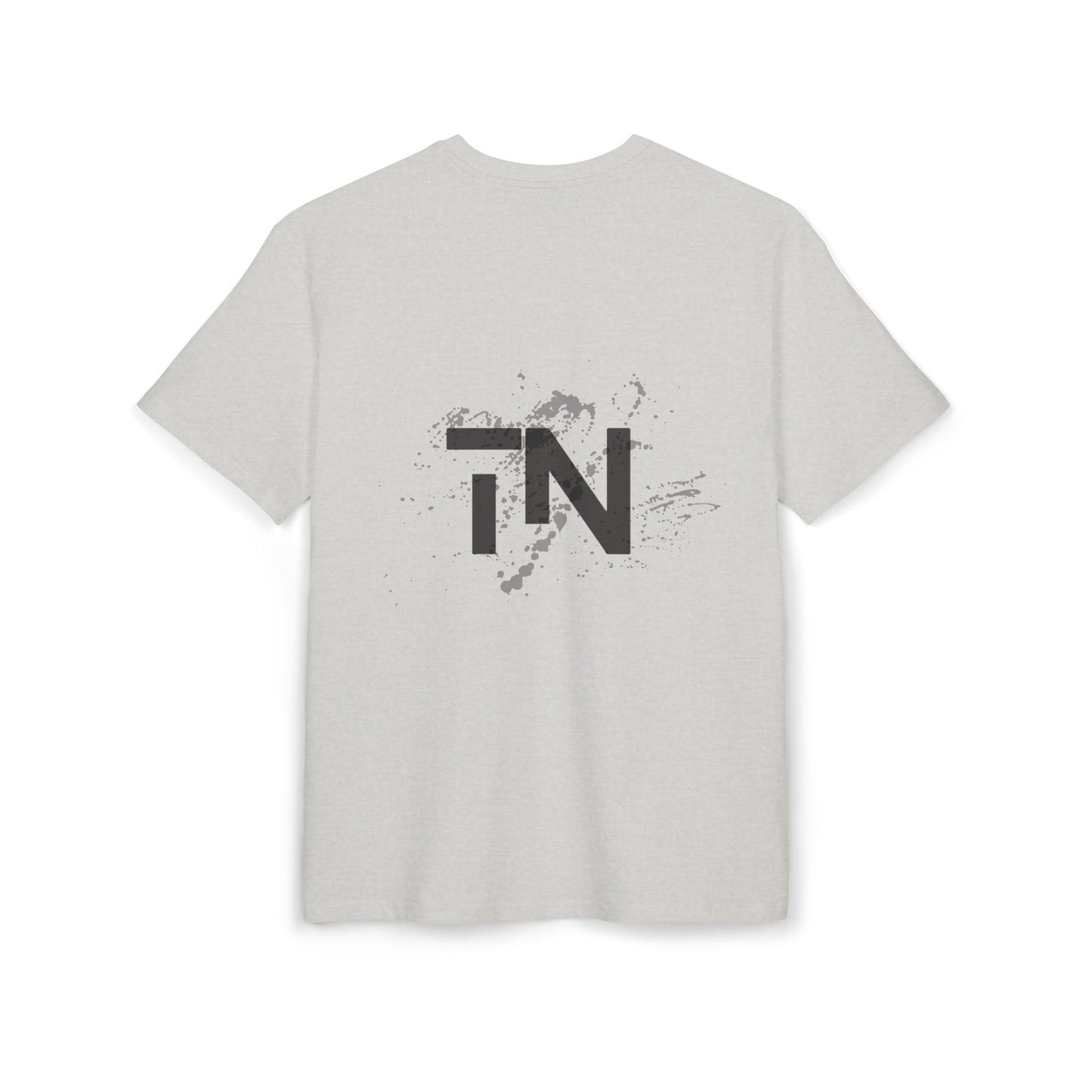 Tough Night Oversized Tee — Minimal Logo Chest & Back